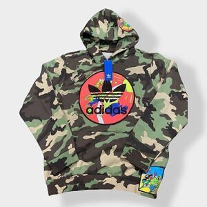 Adidas Originals x Jeremy Scott Mens size Medium Camouflage Hoodie H53373 New